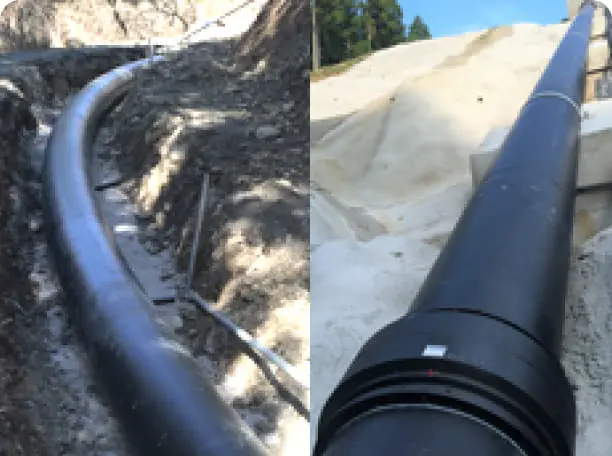 水力発電所の水圧管路